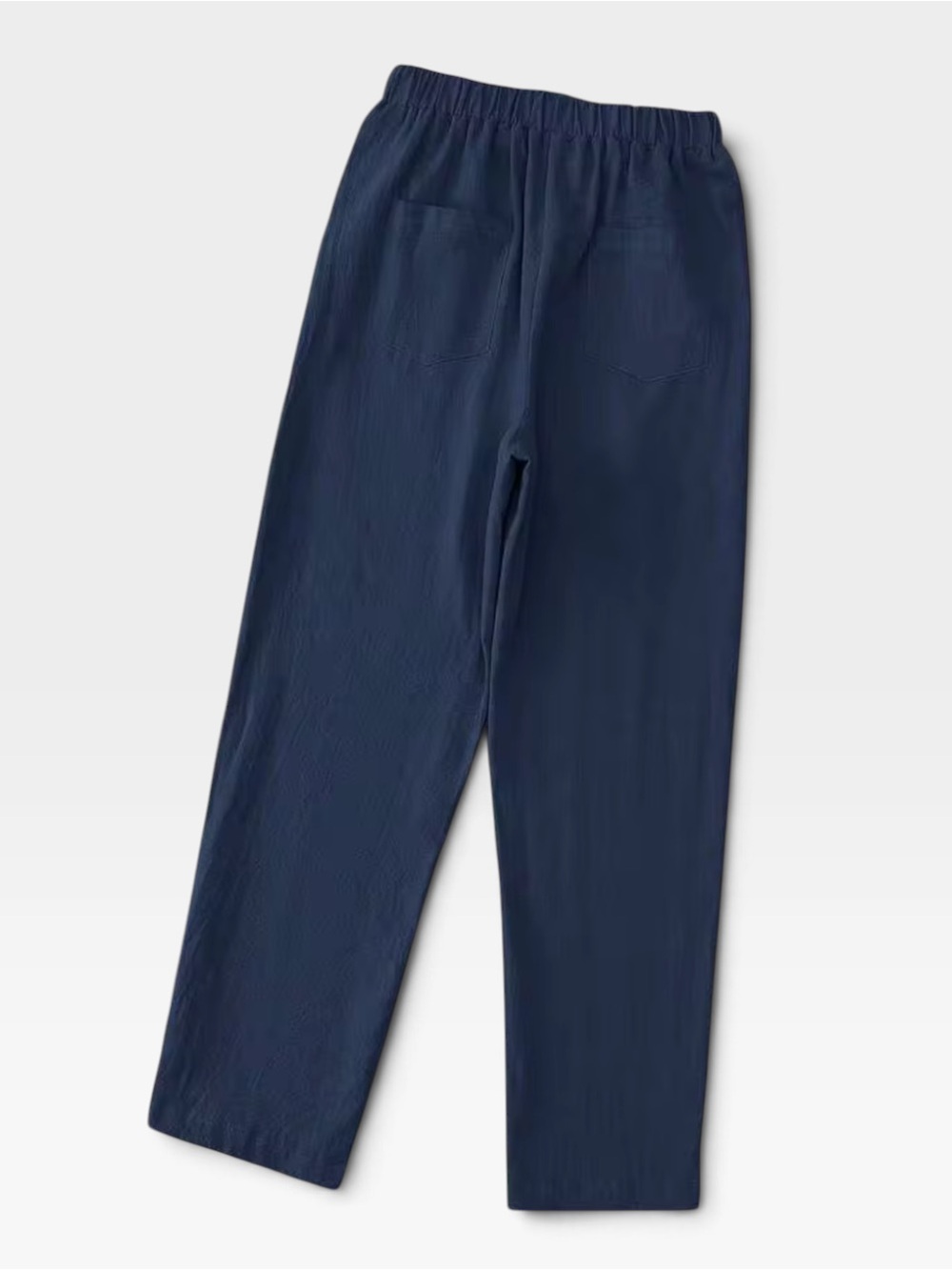 EMERY ROSE Navy Button Side Pant - Picture 4 of 6